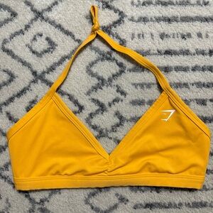 Gymshark Orange Halter Sports Bra